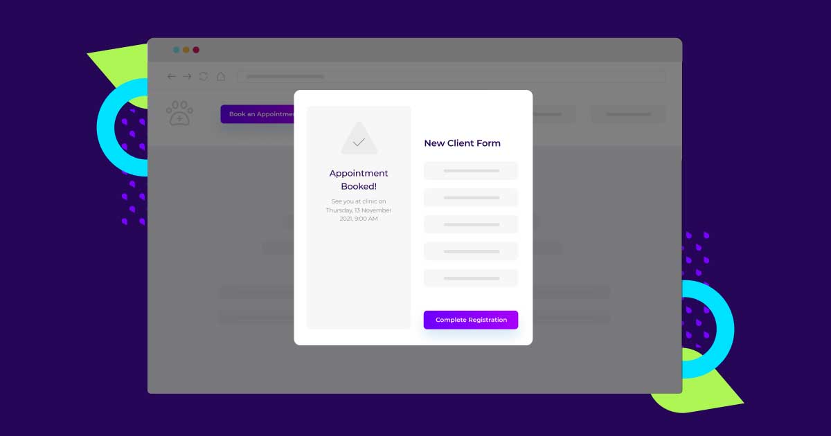 Vetstoria's New Client Form 