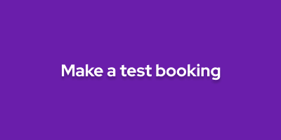 Make a test booking