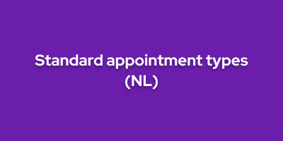 Standard appointment types (NL)